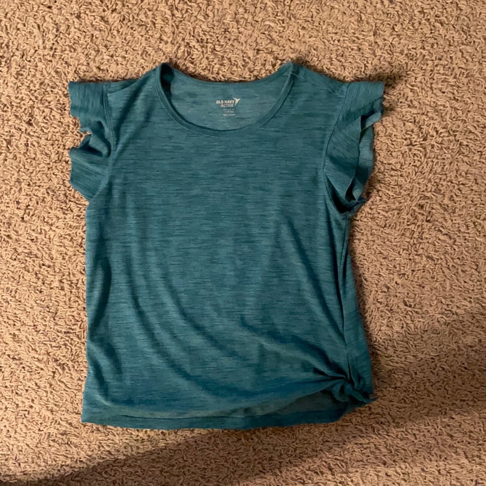 Old Navy Active tank with ruffles on the ends!